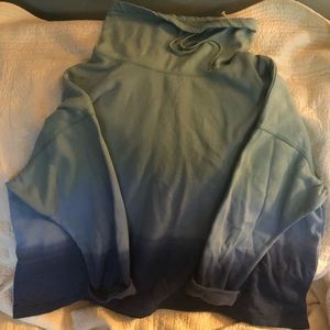 Chaps ombré cowl neck sweatshirt size 3X